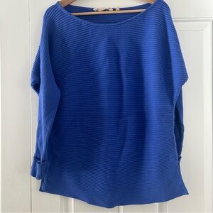 Soft Surroundings Royal Blue Knit Top